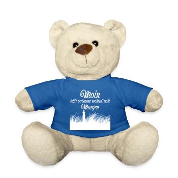 Moin nicht Morgen - Teddy - Königsblau - Vorne