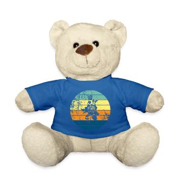Rose - Teddy - Königsblau - Vorne