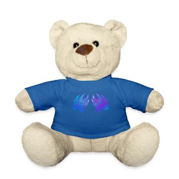 Fenrir Nordischer Wolf Wikinger Mythologie - Teddy - Königsblau - Vorne