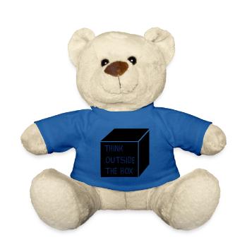 Think outside the box - Teddy - Königsblau - Vorne