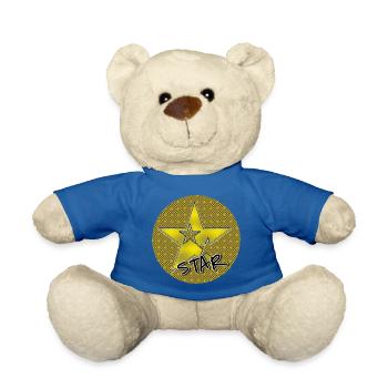 STAR (Stern) - Club WoW - Teddy Bear - royal blue - Front