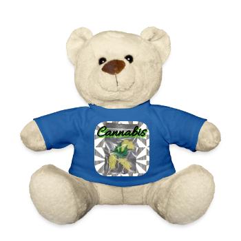 Cannabis - Club WoW - Teddy Bear - royal blue - Front