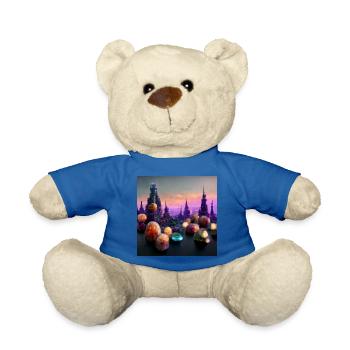 Ville de cristal - Nounours - bleu roi - Devant