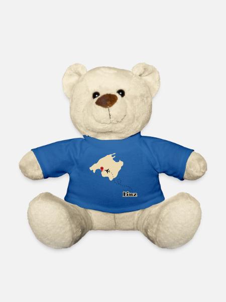 Reiseziel Mallorca Flug von Linz - Teddy - Königsblau
