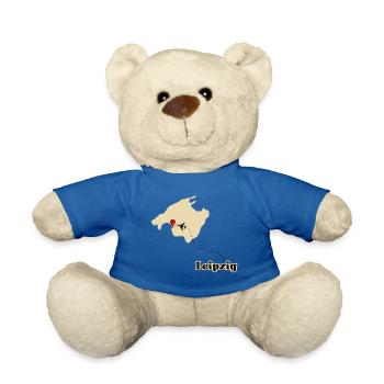 Malle Flieger von Leipzig - Teddy - Königsblau - Vorne