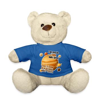 I am more the Jupiter kind o' person - Teddy Bear - royal blue - Front