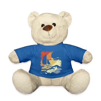 Segeln Vintage Look - Teddy - Königsblau - Vorne
