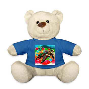 tortue - Nounours - bleu roi - Devant