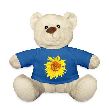 tournesol - Nounours - bleu roi - Devant