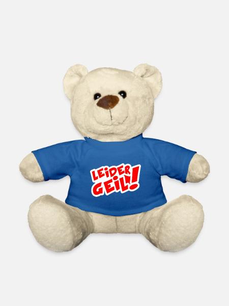 Leider geil - Teddy - Königsblau