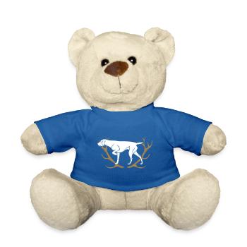 Deutsch Drahthaar - Geweih - Teddy - Königsblau - Vorne
