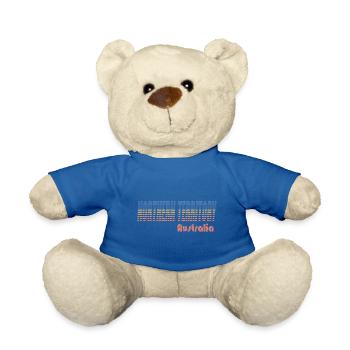 NORTHERN TERRITORY - Australia - Teddy Bear - royal blue - Front