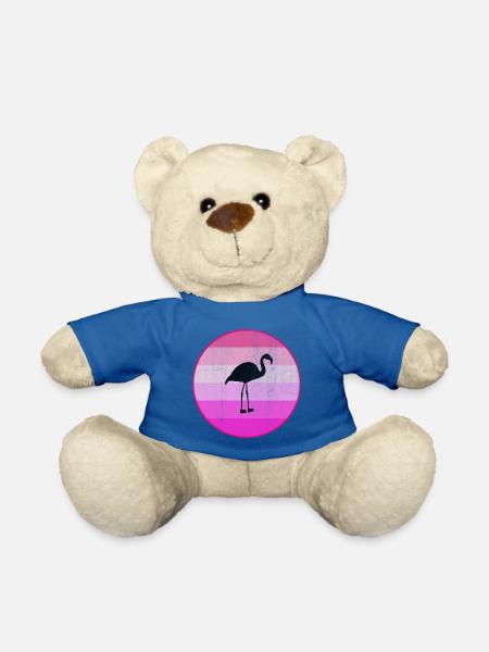 Flamingo - Teddy - Königsblau