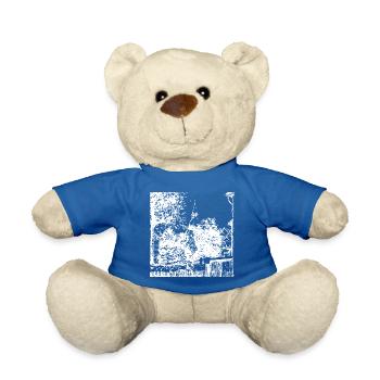 My home - backyard view - rural idyll - Teddy Bear - royal blue - Front