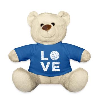 J'adore le volleyball - Nounours - bleu roi - Devant
