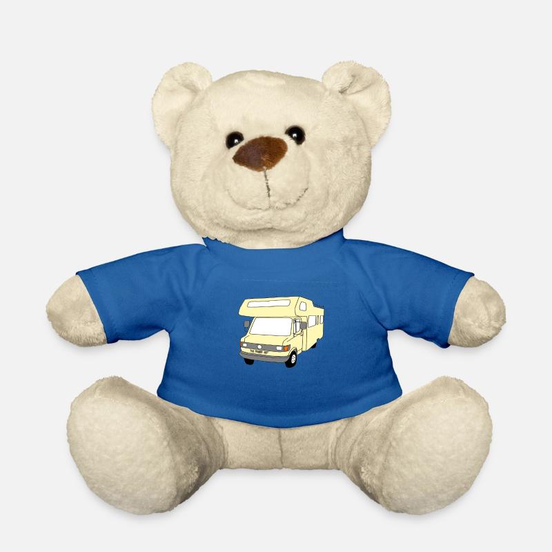 Caravan - Teddy Bear - royal blue