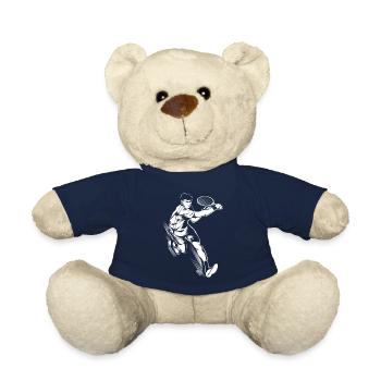 tennis player - Teddy Bear - french navy - Front