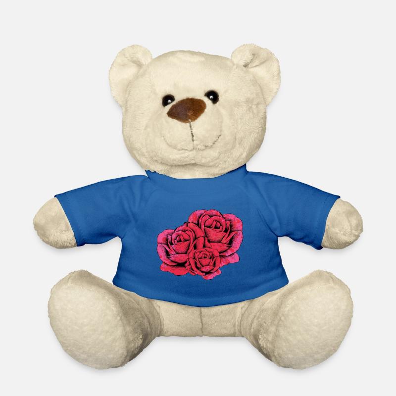 Rosen blume - Teddy - Königsblau