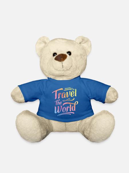 Weltreise Travel Urlaub - Teddy - Königsblau