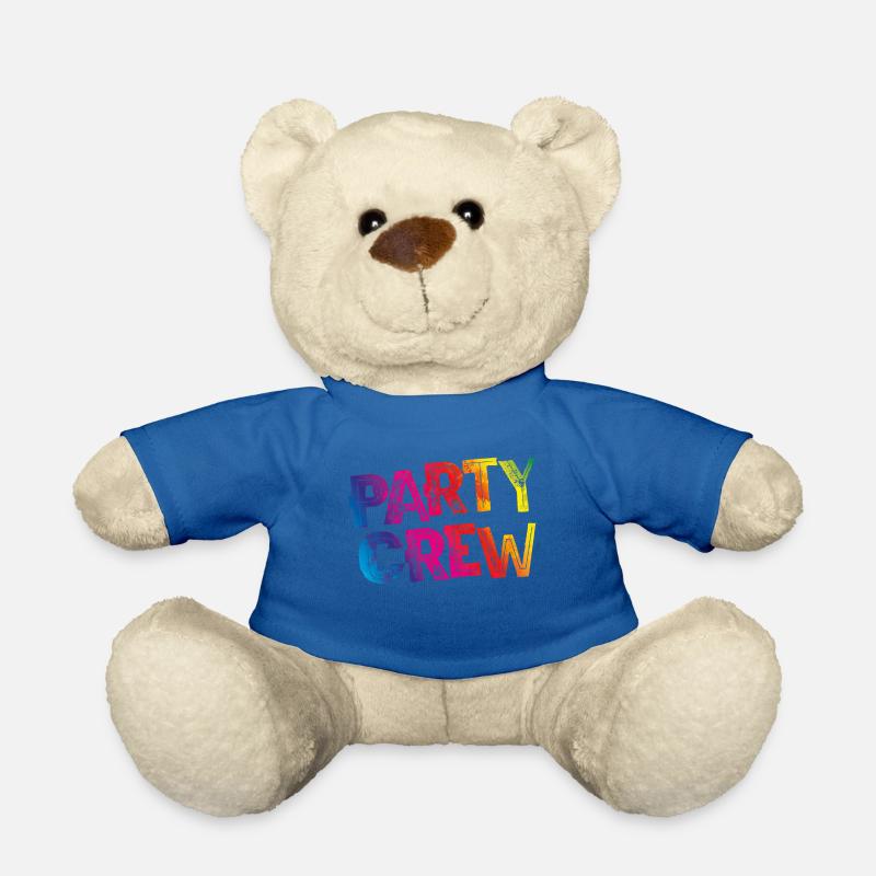 Party Crew Geburtstag Feiern - Teddy - Königsblau