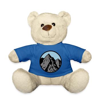 mountains symbol - Teddy Bear - royal blue - Front