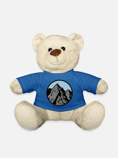 berge symbol - Teddy - Königsblau