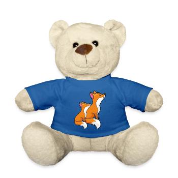 fuchs comic kind baby - Teddy - Königsblau - Vorne