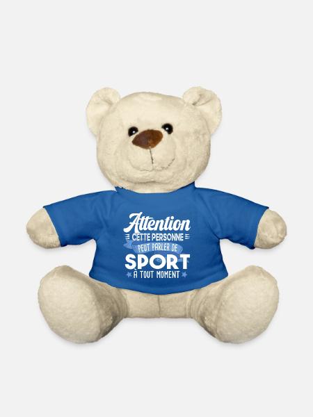 Prof de sport professeur métier cadeau humour - Nounours - bleu roi