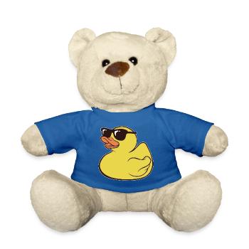 Cute Rubber Duck - Teddy - Königsblau - Vorne