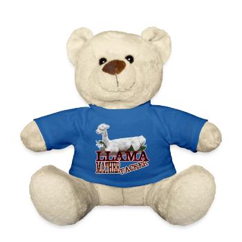 Llama - Teddy Bear - royal blue - Front