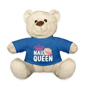 Nail Queen Salon Manicurist Technician - Teddy - Königsblau - Vorne