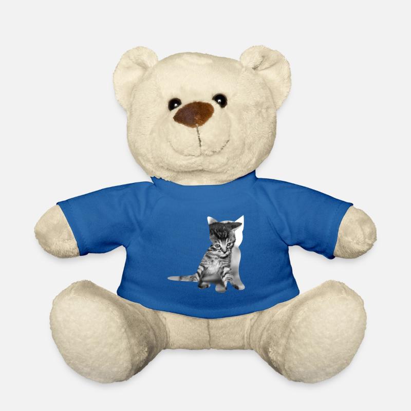 Cat baby Cute - Teddy Bear - royal blue