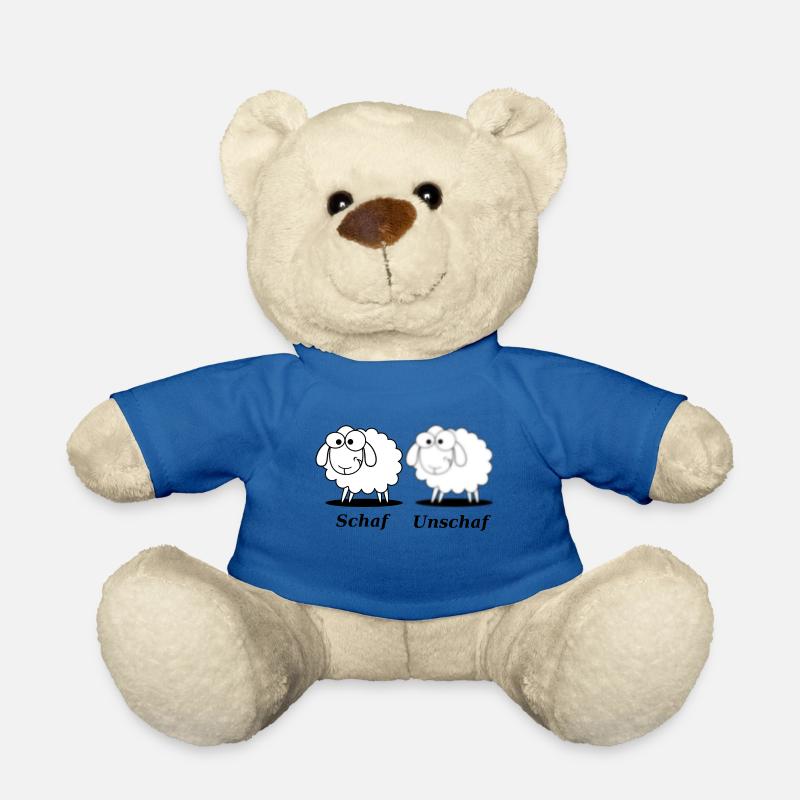 Funny Sheep / Unschaf Shirt - Teddy Bear - royal blue