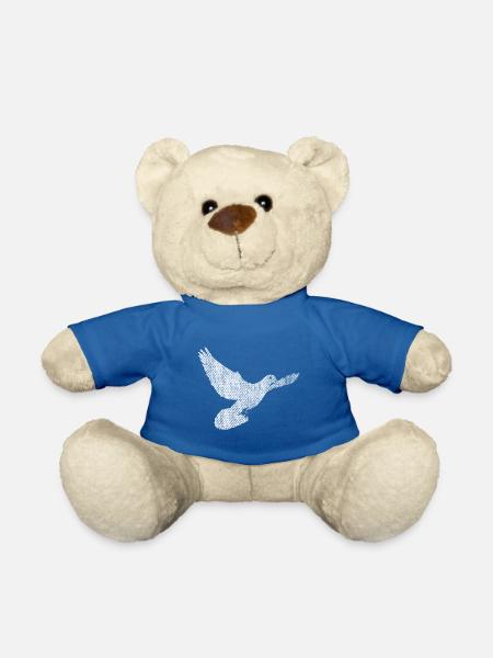 Pigeon voyageur pigeon peace dove peace - Nounours - bleu roi