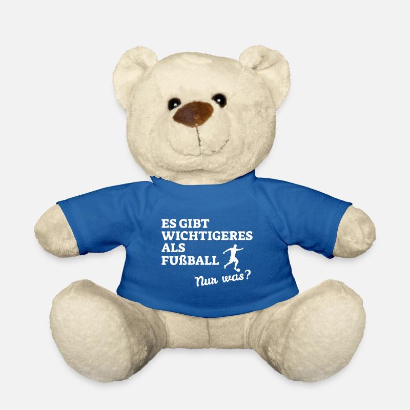 Fußball - Teddy - Königsblau