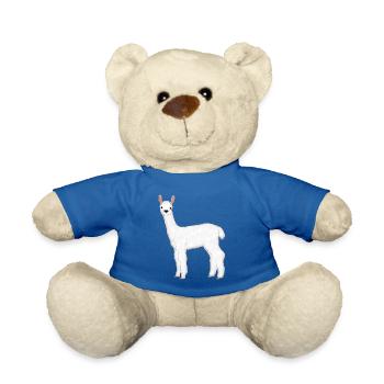 Alpaka 5 - Teddy - Königsblau - Vorne