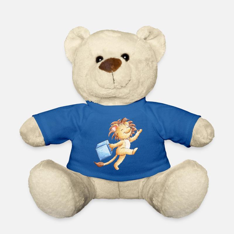 Valise - Nounours - bleu roi