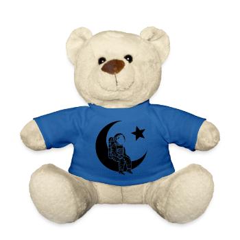 Mann des Mondes - Türkischer Astronaut Design - Teddy - Königsblau - Vorne