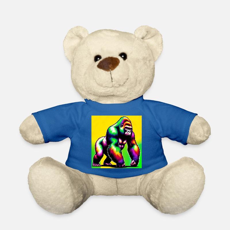 gorille - Nounours - bleu roi