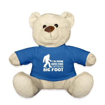 Bigfoot - Teddy Bear - royal blue - Front