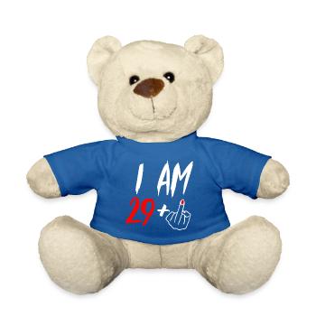 30 ans 30ème anniversaire cadeau femme - Nounours - bleu roi - Devant