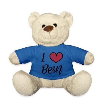 J’aime Berne - Nounours - bleu roi - Devant