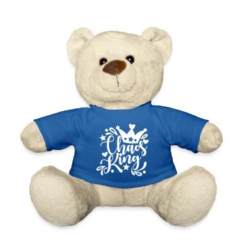 chaos King - Teddy Bear - royal blue - Front