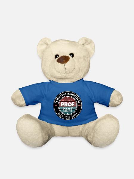 Le véritable prof parfait - Nounours - bleu roi