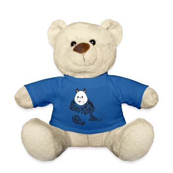 Stammes-Panda - Teddy - Königsblau - Vorne