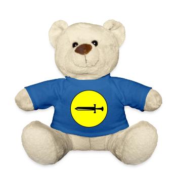 Sword Icon Icon - Teddy Bear - royal blue - Front