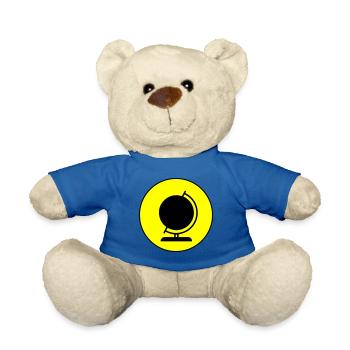 Globus symbol icon - Teddy - Königsblau - Vorne