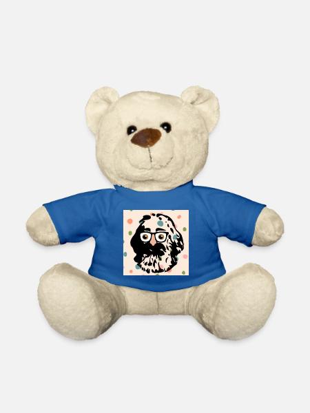 Marxist in Disguise - Teddy Bear - royal blue