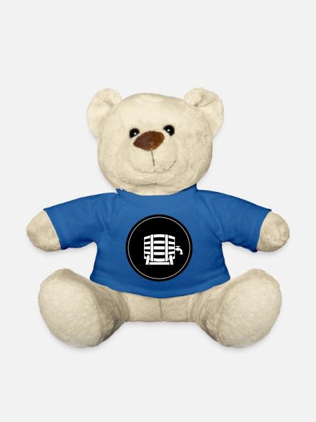 Bierfass Bier - Teddy - Königsblau