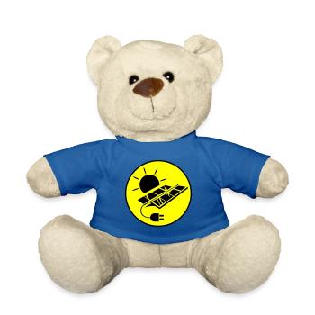 Photovoltaic System Symbol Solar Energy - Teddy Bear - royal blue - Front